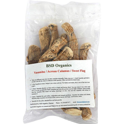 BSD Organics Sweet Flag Vasambu 500 gram root pack
