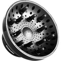 Hairizone Universal Hair Diffuser front view showcasing the shiny black finish and 211 air holes for curly hair styling