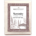 LotusTarotBoutique HydraAromatherapy Bathtub Tea front view in silver packaging