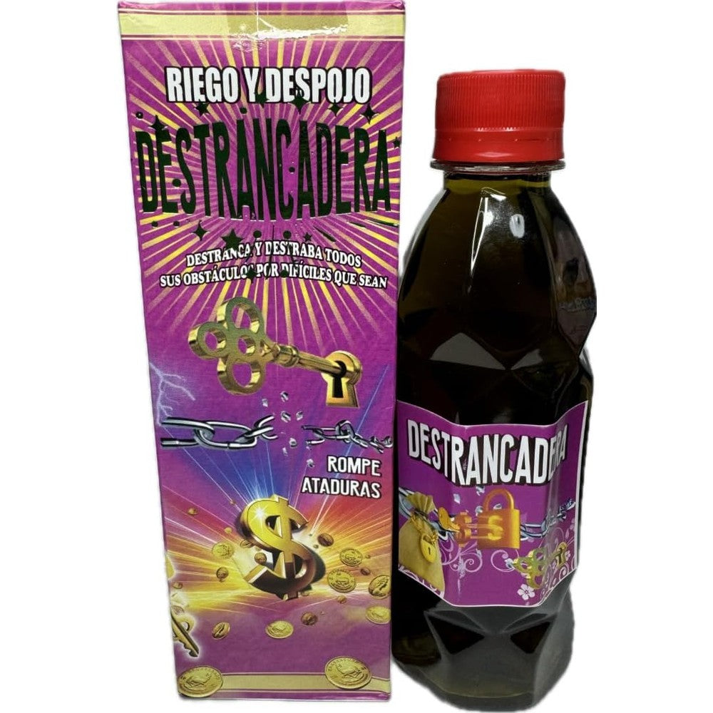 Generic spiritual anointed destrancadera bath front view bottle