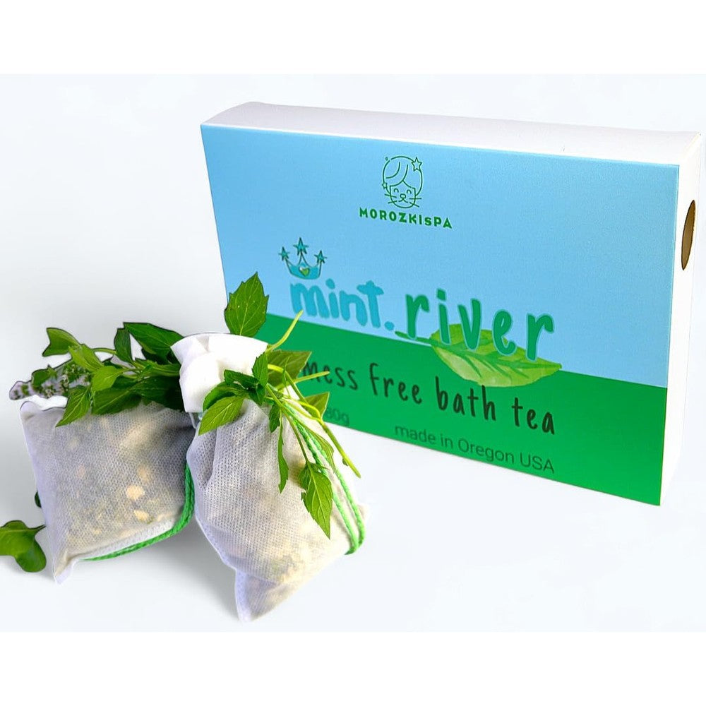 Morozkispa mint river bath tea front view packaging
