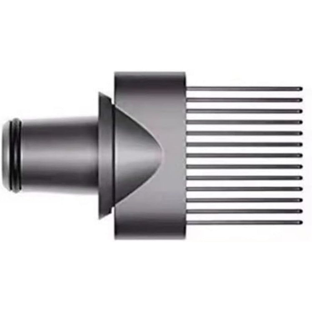 Oysterboy wide tooth comb attachment for Dyson hair dryer front view