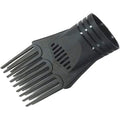 Qintreesify black hair dryer comb attachment front view