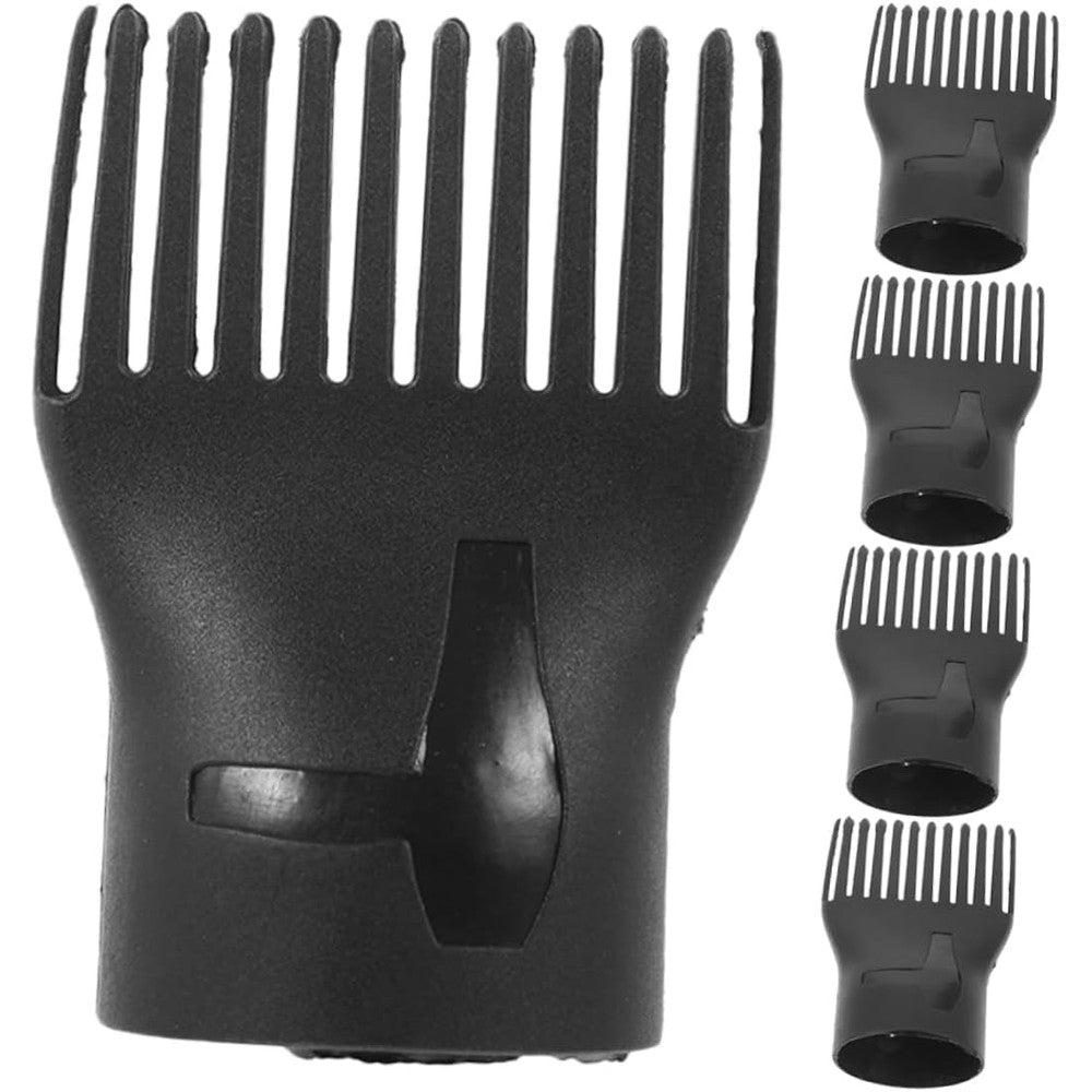 Minkissy 5 piece hair dryer comb attachment set front view