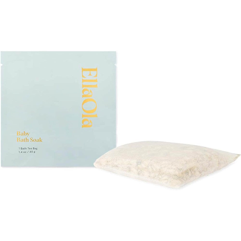 EllaOla oatmeal bath soak sachet front packaging view