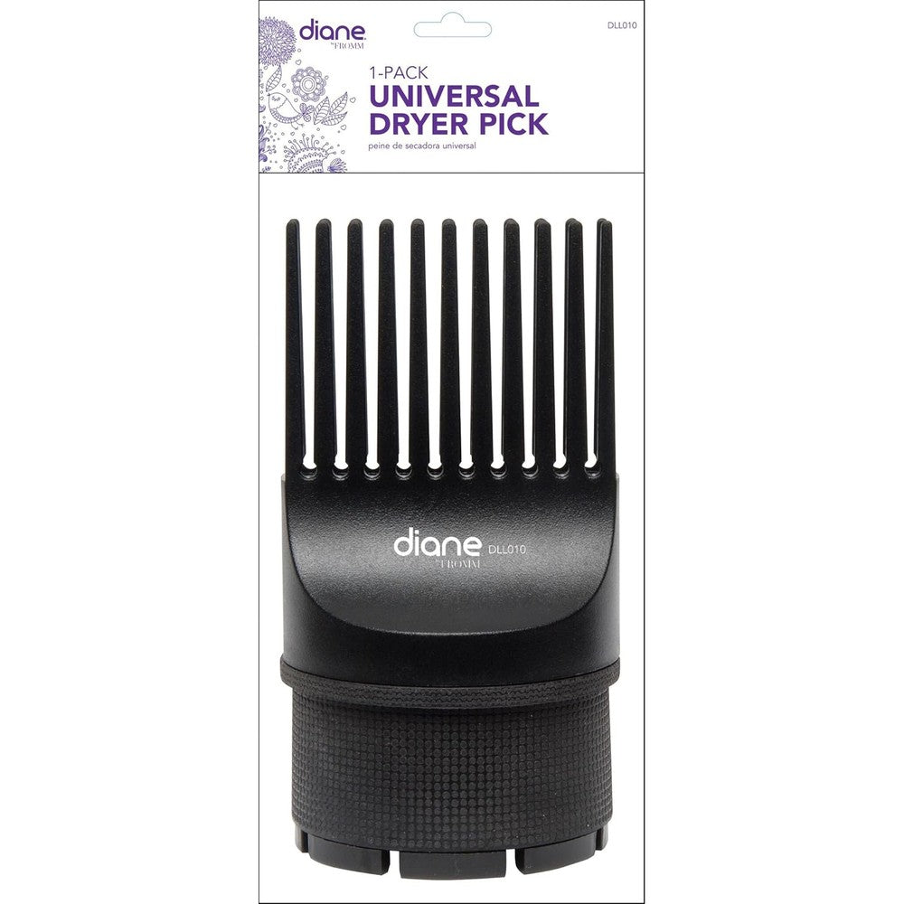 Diane Universal Dryer Pick Model DLL010 front view for hair styling.