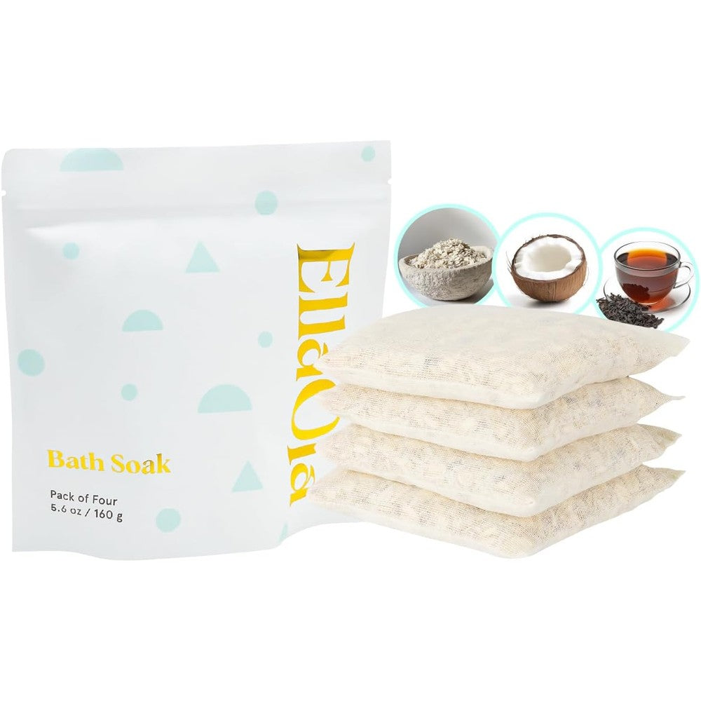 Ellaola oatmeal bath soak packaging front view