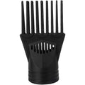 Tiosen black hair dryer comb attachment front view