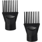 Quweiz universal hair dryer comb attachment front view