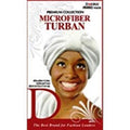 Donna Collection Microfiber Turban White front view premium hair drying wrap