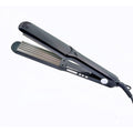 Wangmeili professional ceramic hair crimper front view showing 1.5-inch tourmaline plates for hair volumizing.