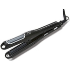 Ion Automatic Ceramic Crimping Hair Iron front view showing the rotating rippled barrels for premium styling