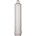 Chivixe 1.6 inch long curling barrel attachment front view showing air vents
