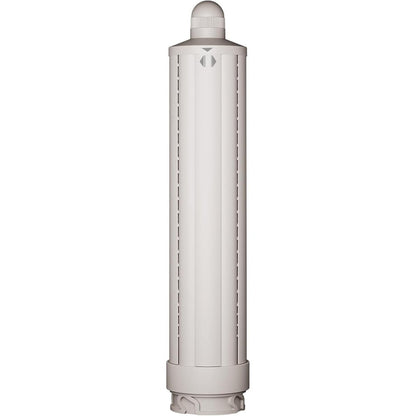 Chivixe 1.6 inch long curling barrel attachment front view showing air vents