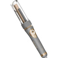 Conair InfinitiPRO Curl Secret automatic hair curler front view in gray and gold finish
