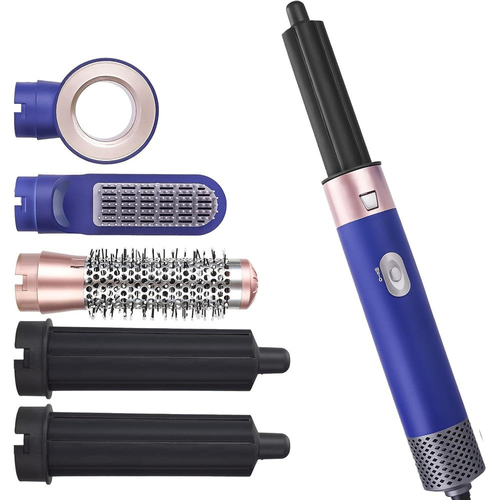 JMADENQ 5 in 1 hair straightening and curling tool front view showcasing the main power handle and premium finish.