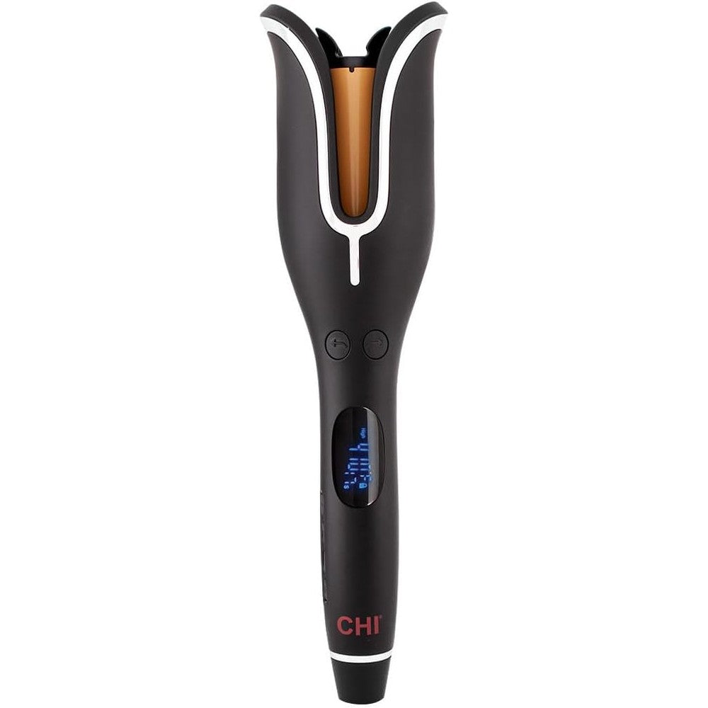 CHI Spin N Curl ceramic rotating curler front view professional automatic hair styling tool