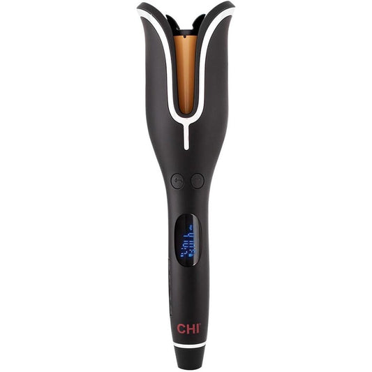 CHI Spin N Curl ceramic rotating curler front view professional automatic hair styling tool