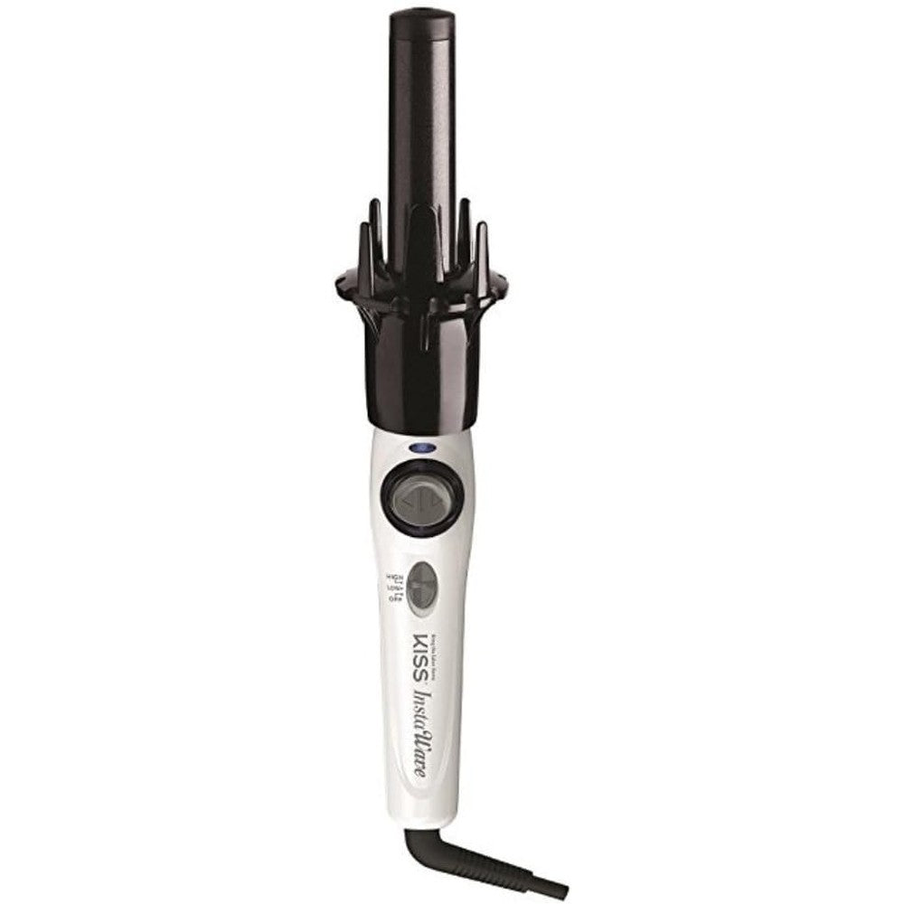 Kiss Products Instawave Deluxe Automatic Rotating Curling Iron front view