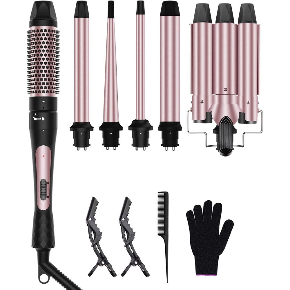 Karrong 6-in-1 curling iron set with all attachments