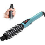 Phoebe 1 inch ceramic tourmaline curling iron brush front view