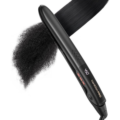 Vanessa Pro pure titanium flat iron front view