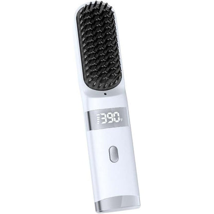 WPHIIHC Cordless Hair Straightener Brush front view