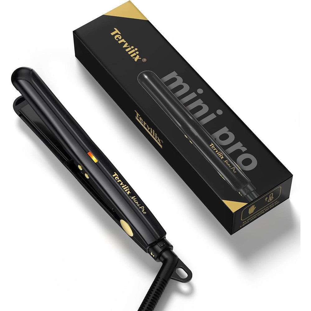 Terviiix Mini Flat Iron for Short Hair front view
