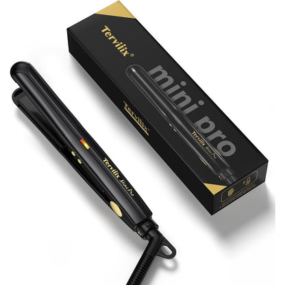 Terviiix Mini Flat Iron for Short Hair front view