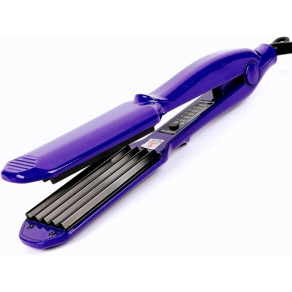 MbHair Ceramic Crimper Iron front view purple hair tool