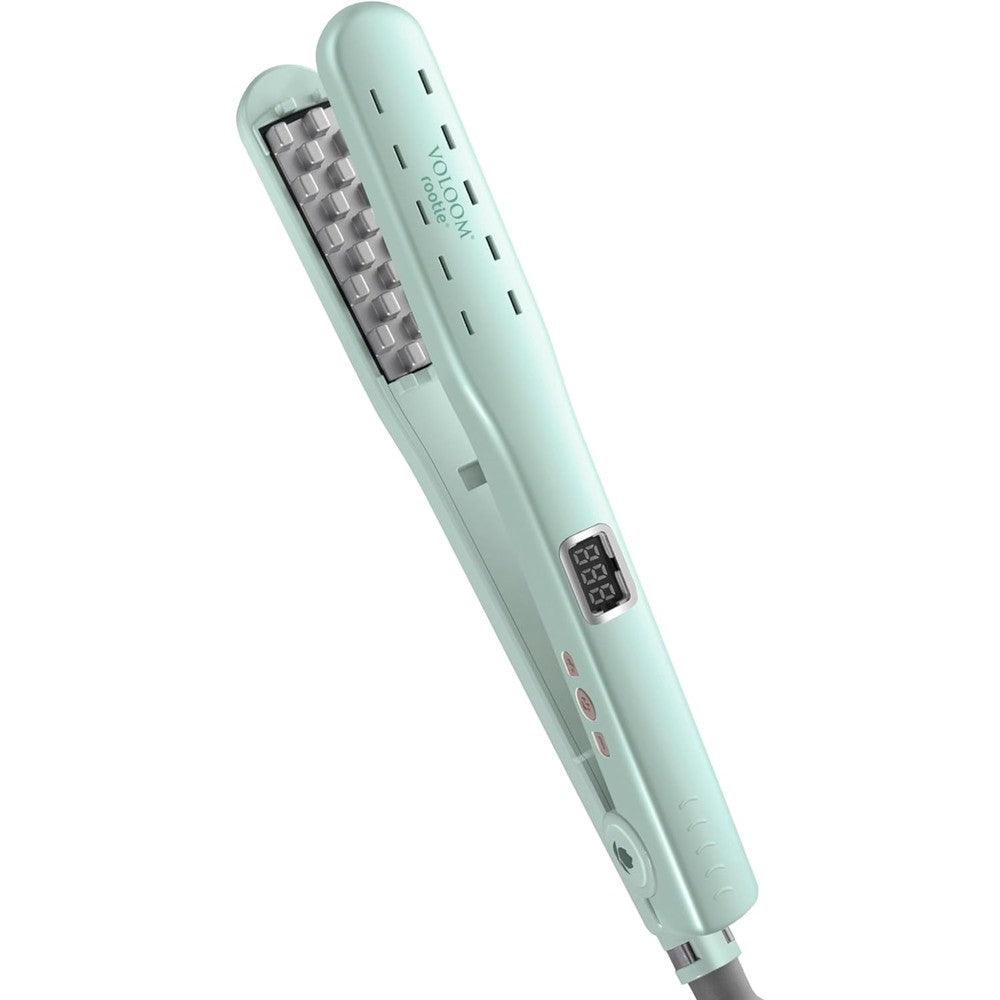 Voloom Rootie 3/4 inch professional volumizing hair iron front view