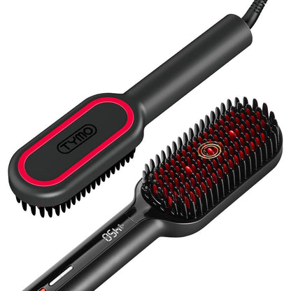 Tymo Ionic Plus Hair Straightener Brush front view