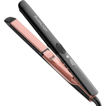 Annlary 2-in-1 titanium hair straightener front view