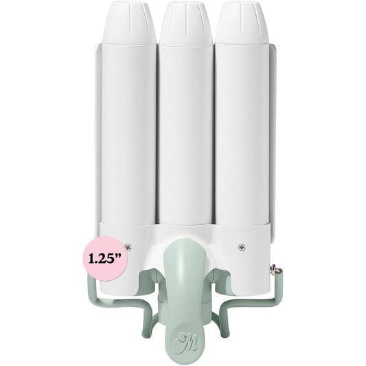 Mane 1.25 Inch Jumbo Hair Waver Styling Attachment front view professional triple barrel curler