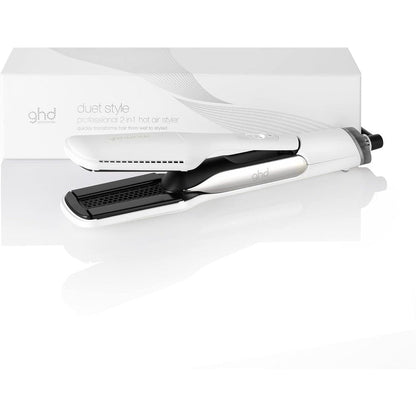 Ghd Duet Style two-in-one hot air styler white front view