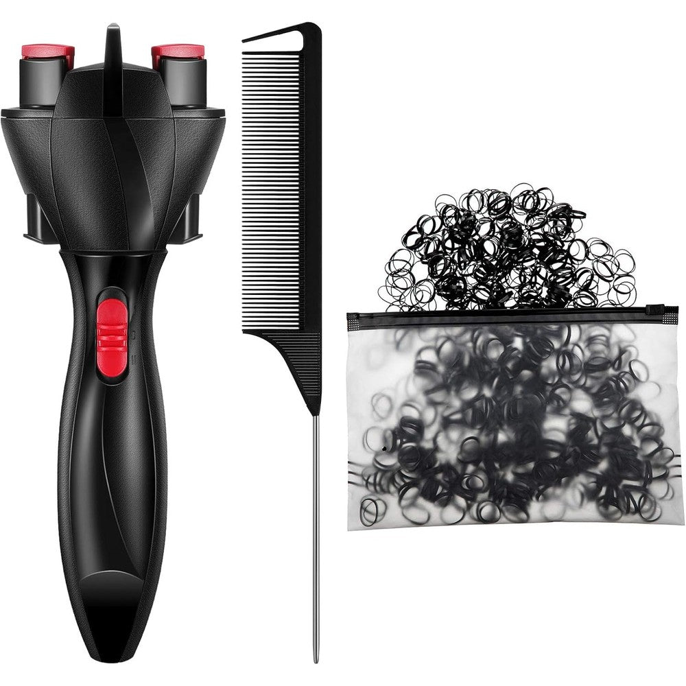 Honoson automatic hair braider electronic machine front view for quick hair styling