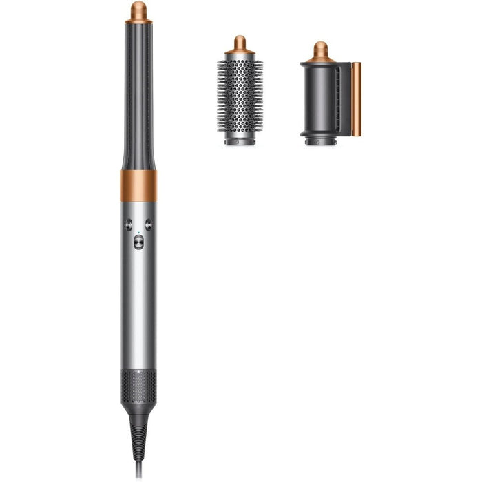 Asus Dyson Airwrap Origin multi styler front view in nickel copper