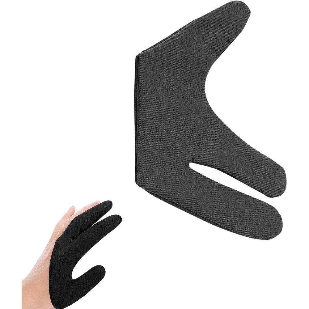 Generisch 3 finger heat protector glove front view showing thermal protection material
