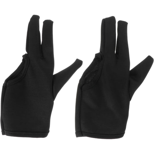 HONMEET hairdressing gloves front view showcasing the three finger heat protection design.
