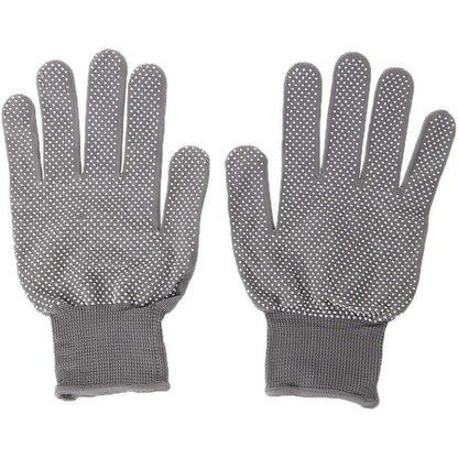 ARRITZ protective glove hair styling front view showing gray fabric design