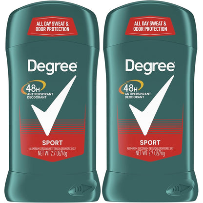Degree Men Original Protection Sport Antiperspirant Deodorant Twin Pack front view