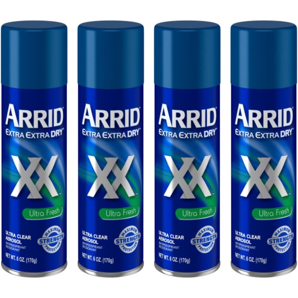 Arrid XX Ultra Clear Anti-Perspirant Deodorant Spray front view
