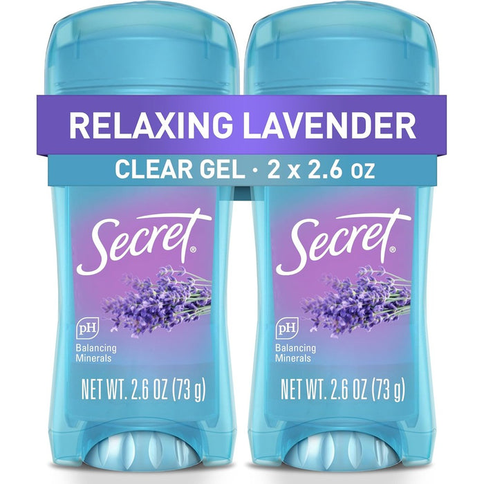 Secret Fresh Clear Gel Antiperspirant Deodorant front view packaging