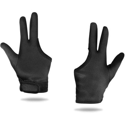 Tangseajiao reusable 3 finger heat resistant gloves front view for hair styling protection