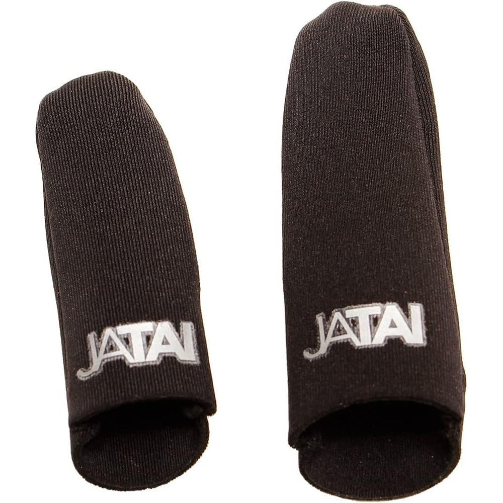 Jatai Heat Shield thermal finger protection guards front view on hand
