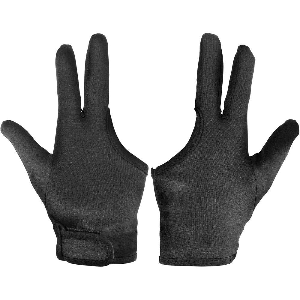 Giantree heat resistant glove front view showing three finger design for hair styling tools