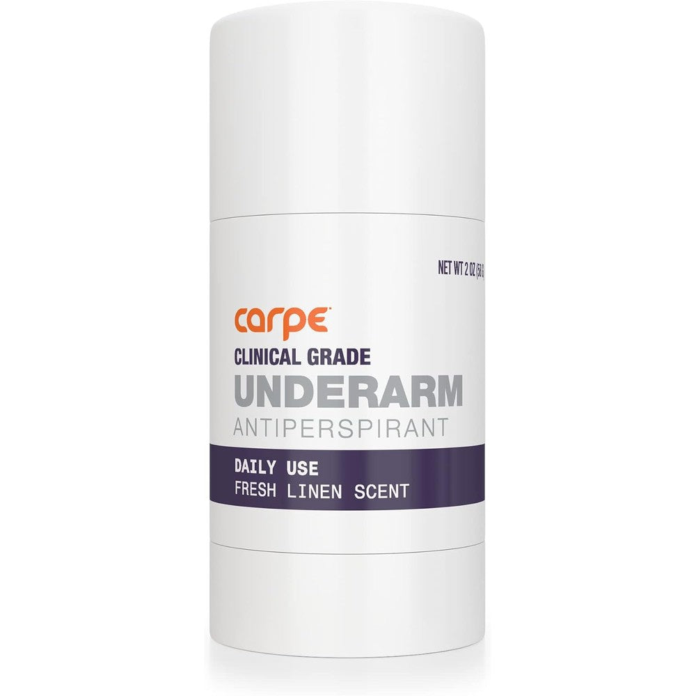 Carpe Clinical Strength Deodorant and Antiperspirant front view packaging