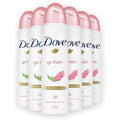 Dove pomegranate and lemon verbena deodorant spray front view container