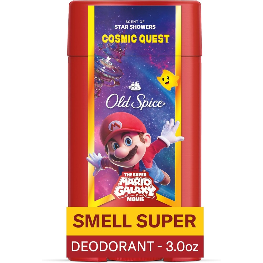 Old Spice Super Mario Galaxy Cosmic Quest deodorant front view