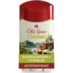 Old Spice Timber sandalwood antiperspirant deodorant stick front view